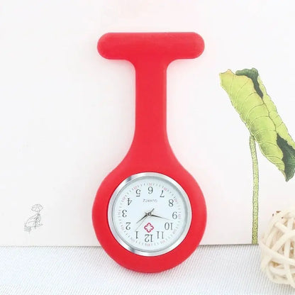 1PC Silicone Nurse Watch Simple, Fashionable, Cute Wall Watch Nurse Pocket Watch Jelly Watch