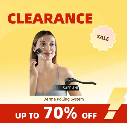 Clearance_Microneedle Derma Roller With Needles Amazing Microneedling Tool For Skin Facial Beauty Hair Beard Scalp Women And Men