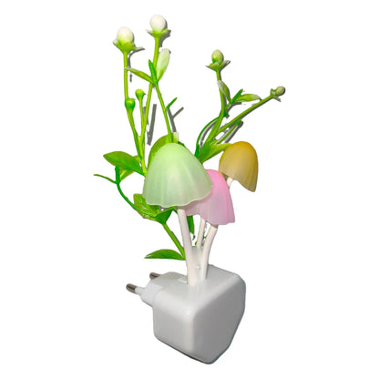 LED Mushroom Lamp Novelty Night Light Fungus Luminaria Lamp  LED Night Lights Sensor 85-265V Water Grass Luminaria Lamp