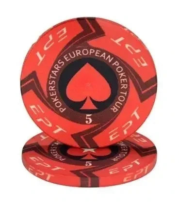 10 Pcs Portable Convenient Professional Sports Ceramic Chips Chess Poker Match Club Special Entertainment Equipment