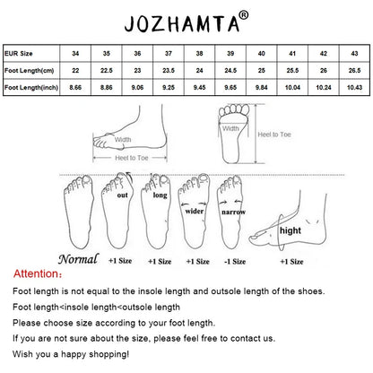 JOZHAMTA Size 34-43 Women Real Leather Casual Flats Slippers Comfort Slides Sandals Soft  Fashion 2025 Daily Home Outdoor