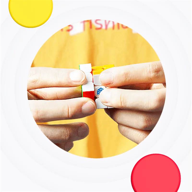 [JudyCube] GAN 330 Mini 3x3 Keychain Cube Gan330 10th anniversary Stickerless 3x3 Speed Cube Professional Magic Cube Puzzle Toys