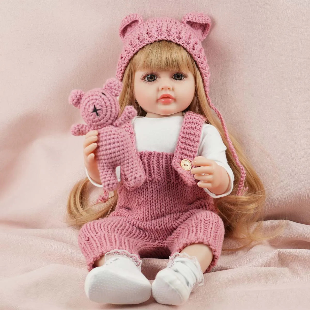 JOYORA Lifelike Reborn Dolls Realistic Full Silicone Baby Bebe Vinyl 50CM Newborn Girl Doll Princess Toddler Toy Gift