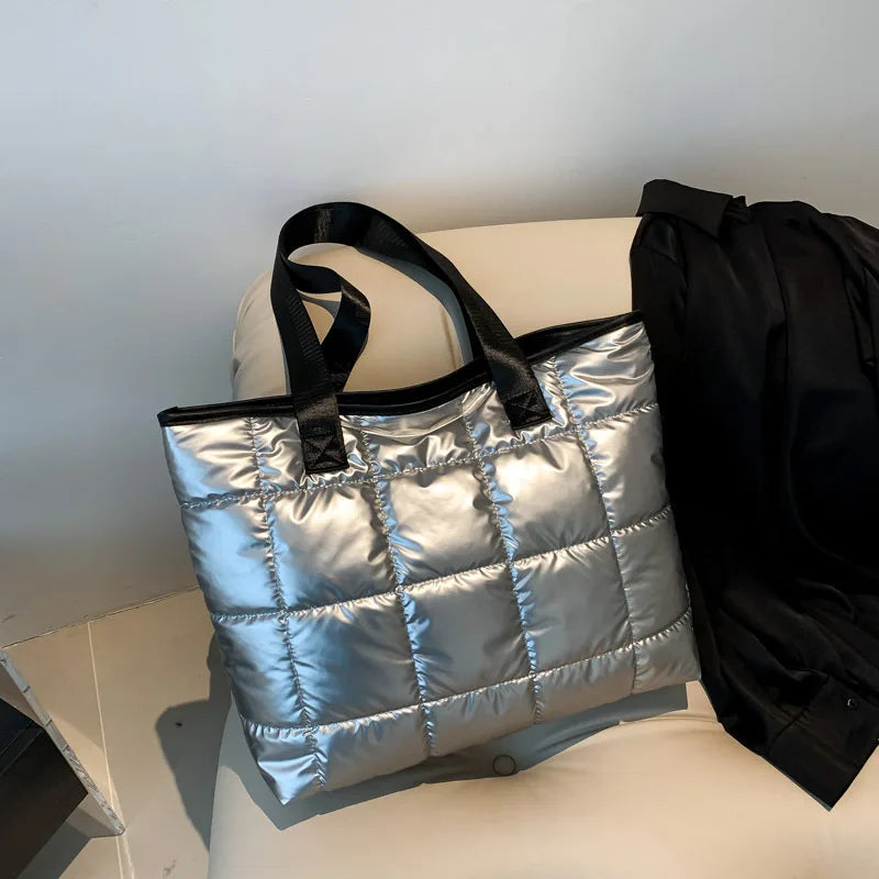 Fashionable Large Capacity Tote Bag Autumn Winter New Style Versatile Single Shoulder Underarm Bag Handbag for Women