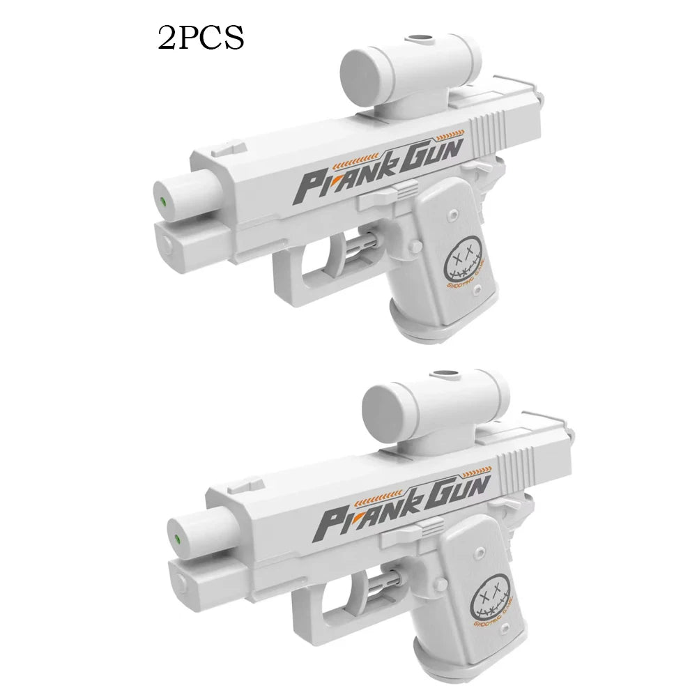 Outdoor Summer Water 2-Way Squirt Gun - Press & Spray Water Gun,Reverse Splash Toy for Prank Fun,Stress Relief, Water Fight Game