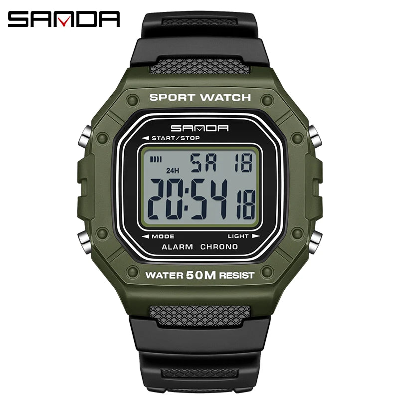 SANDA Top Brand G Style Sports Men Watches Fashion Shockproof Waterproof LED Digital Watch Man Military Clock Relogio Masculino