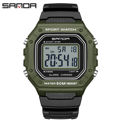 SANDA Top Brand G Style Sports Men Watches Fashion Shockproof Waterproof LED Digital Watch Man Military Clock Relogio Masculino