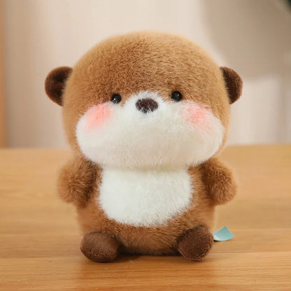 Cute Sitting Animals Red Panda Fox Sloth Cat Soft Plush Dolls Stuffed Capybara Pig Plushie Baby Toys Gifts For Children