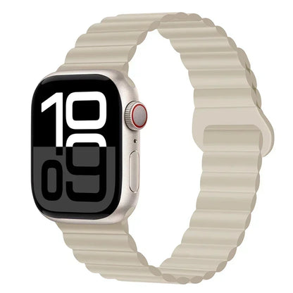 Magnetic Strap For Apple Watch Bands 46mm 42mm 49mm 45mm 44mm 41mm Silicone Sport Bracelet iWatch Series ultra 10 9 8 7 6 5 SE