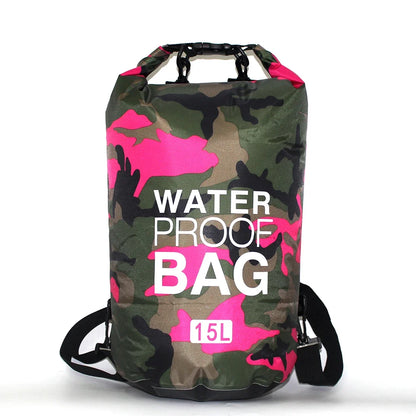 Dry Bag Waterproof for Women Men,2/5/10/15/20/30L Outdoor Sports Bag for Swimming Boating Kayaking Rafting River Trekking
