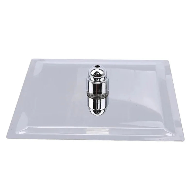 High Quality 10/8/6 Inch Stainless Steel Ultra-Thin Waterfall Shower Heads Rainfall Shower Head Rain Square Round