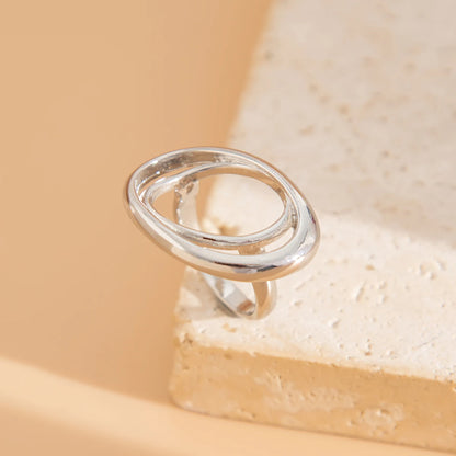 Ingemark 5 Styles Creative Boho Metal Butterfly Flowers Ring for Women Fashion Statement 2025 Adjustable Finger Ring Wed Jewelry