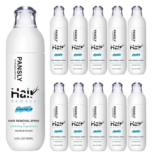 100ML Hair Removal Spray Hair Growth Inhibitor Spray Painless Hair Reduction Permanently Inhibits Hair Growth Skin Silky Smooth