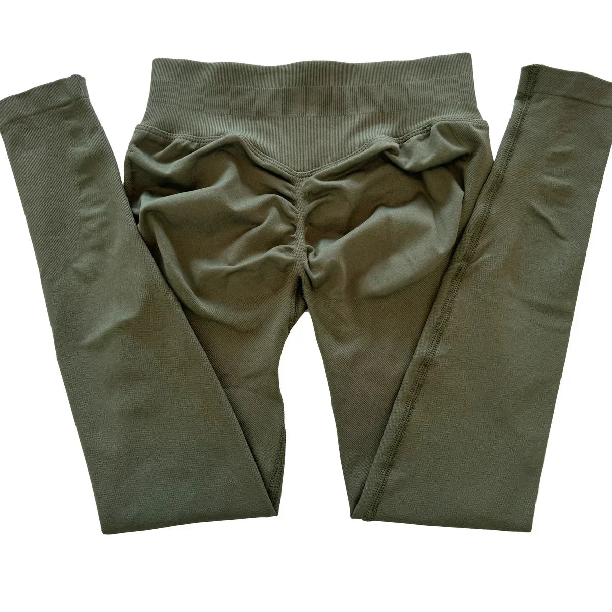 No Logo Scrunch Bum Gym Legging for Women Low Waistband Seamless Yoga Legging Workout Yoga Pants Push Up Sports Tights