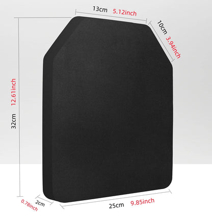 2pcs Thickened Airsoft Vest EVA Plates Body Carrier Vests SAPI Shock Plate for Outdoor Hunting Paintball Game Protective