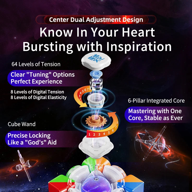 Moyu Weilong WRM V10 20M Maglev Ball-Core UV 3X3 Magnetic Magic Speed Cube Fidget Toys Weilong V10 Maglev Cubo Magico Puzzle