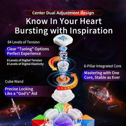 Moyu Weilong WRM V10 20M Maglev Ball-Core UV 3X3 Magnetic Magic Speed Cube Fidget Toys Weilong V10 Maglev Cubo Magico Puzzle