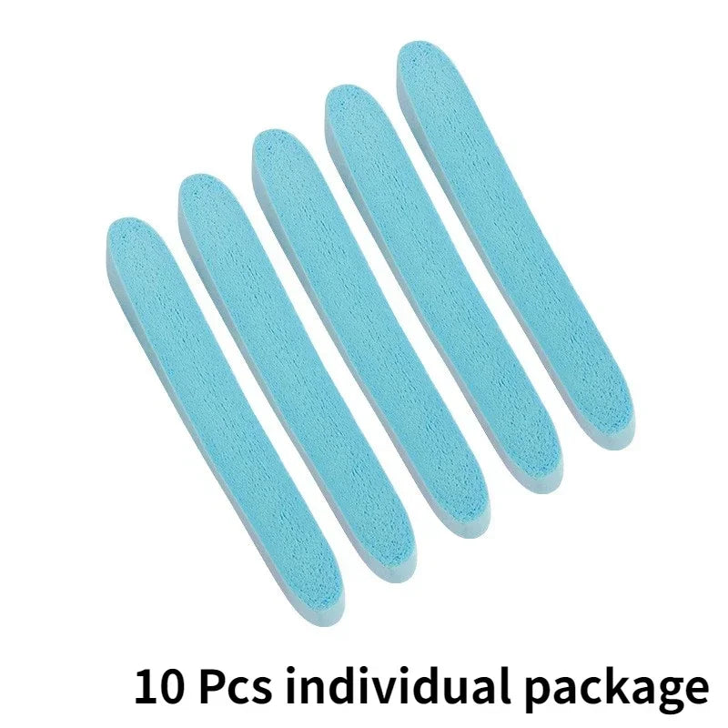 10/50pc Compressed Face Wash Wash Face Sponge Clean Face Disposable Powder Puff Face Cleansing Cotton Pad Cleansing Beauty Strip
