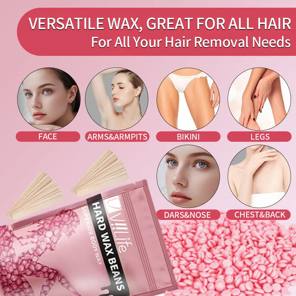 50/100g Brazilian Hard Waxing Wax Beans Fast Waxing Machine Hot Film Painless For Body Hairs Removal Beans Unisex Hair Removal