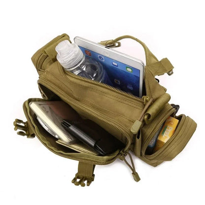 Duffel Waist Bag Molle Waterproof Fanny Packs Camera Bag EDC Utility Pouch Crossbody with Shoulder Strap Hand Carry