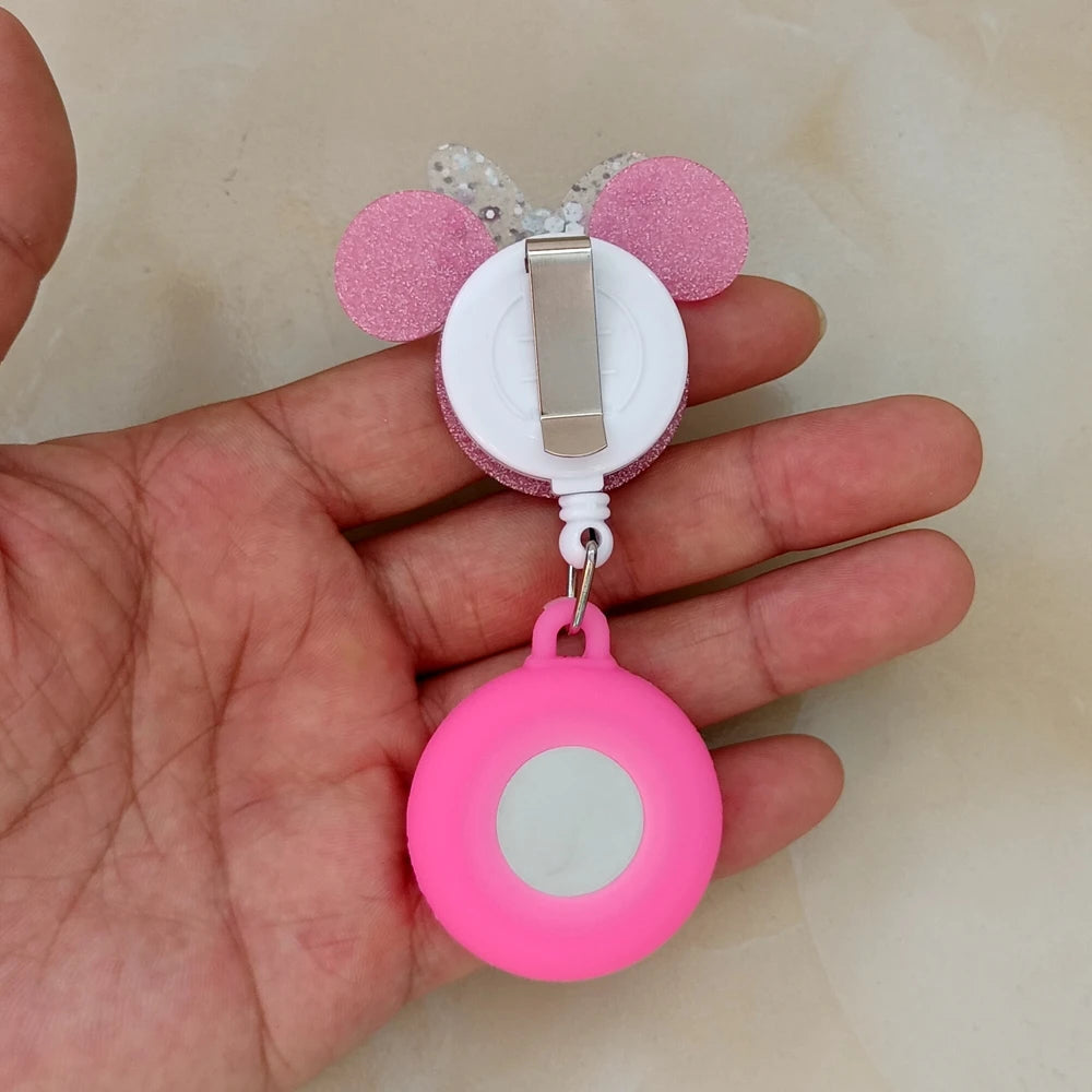 Hospital Medical Workers Cartoon Shiny Nurse Doctor Badge Reel Retractable FOB Pocket Watch Clip Hang Students Clock Watches