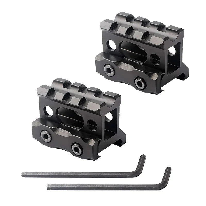 Red Dot Scope Riser Rail Mount 1 Inch Height Light Weight Bracket For Hunting Flashlight Optics