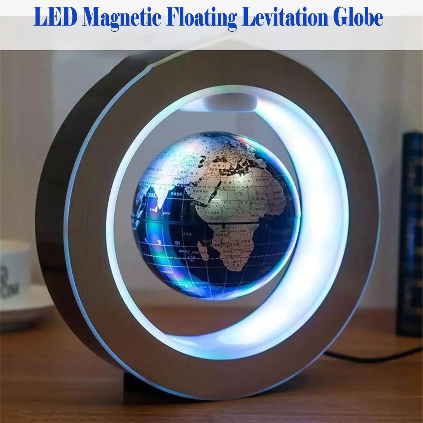 Magnetic Floating Levitation Globe LED World Map Electronic Antigravity Lamp Novelty Ball Light Lamps Christmas Birthday Gifts