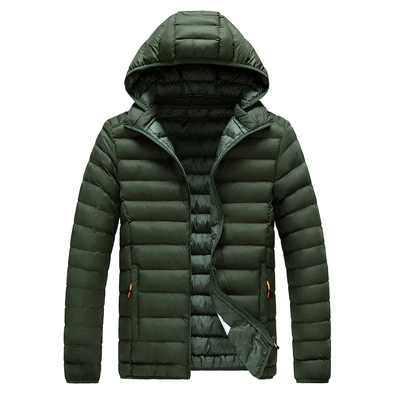 8XL Men New Autumn Winter Warm Waterproof Parkas Jacket Coat Mens Hooded Casual Outwear Detachable Hat Outfits Parkas Coat Male