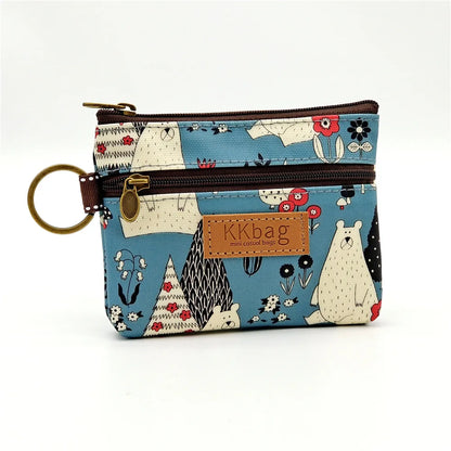 Cute Animals Wallet Zipper Purse Cartoon Small Coin Purse Lightweight Storage Bag Money Bag Key Card Holder For Student Women