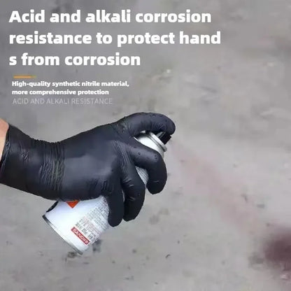 Kitchen Dishwashing Anti-Oil Gloves No Odor High Elasticity High Fit Household Hygiene Nitrile Gloves Multiple Specifications