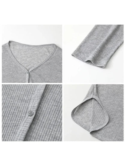 CHIC VEN Women's Cardigan New V-neck Long Sleeved Female Shirt Female Jumpers Sun Protection Woman Top Spring Summer 2024