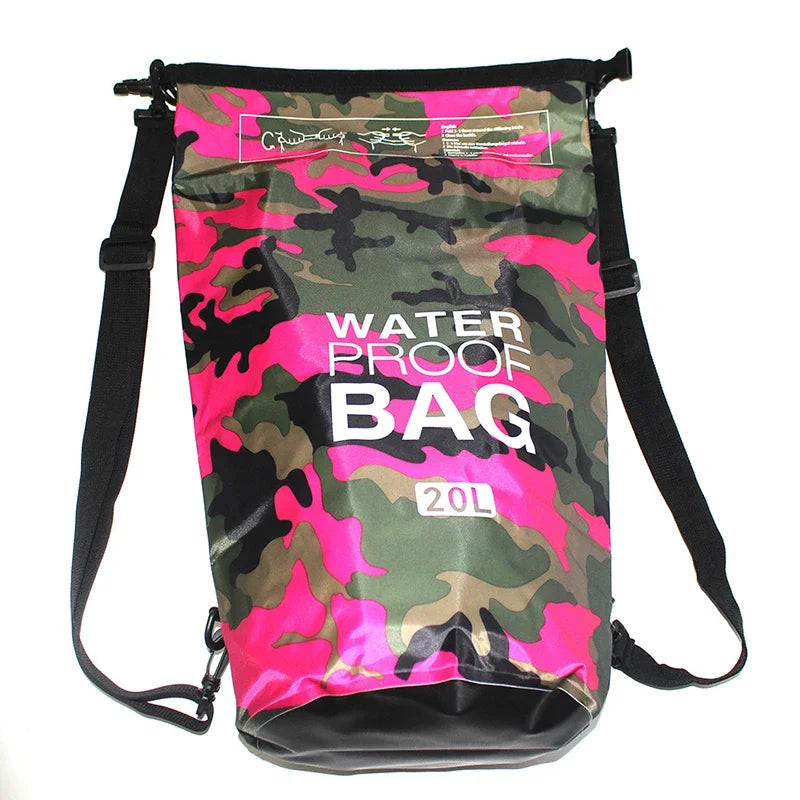 Dry Bag Waterproof for Women Men,2/5/10/15/20/30L Outdoor Sports Bag for Swimming Boating Kayaking Rafting River Trekking