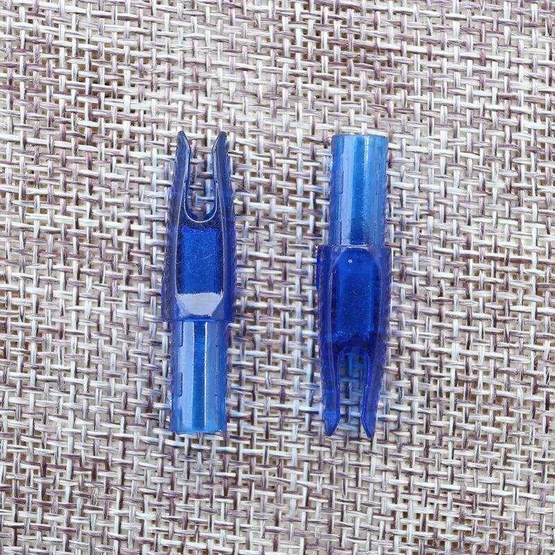 50pcs Arrow Nocks For Carbon Arrow Shaft I.D 6.2mm Plastic Arrow Tails DIY Arrow Knocks Replacement Archery  Hunting shooting