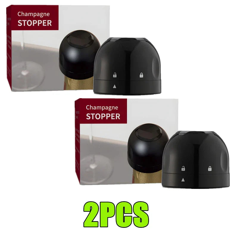 New 4/2/1PC Wine Stopper Reusable Bar Accessories Silicone Sealing Champagne Cork Keep Wine Freshness Bottle Cap Barware Home