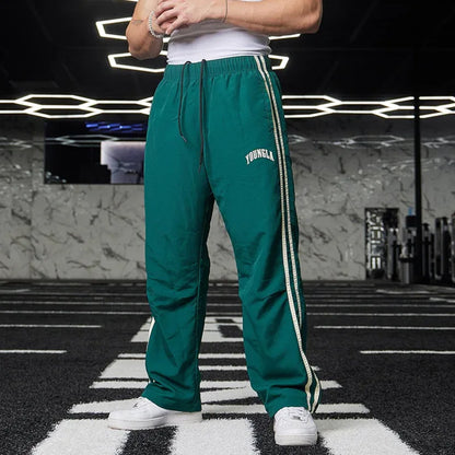 American Style Men's Sweatpants Fashion Brand Clothing Spring Autumn New Sports Casual Pants Gym Running Training Jogging Pants