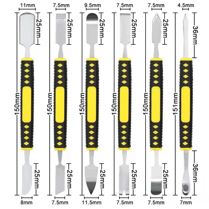 6-in-1 Pry Bay Disassembly Battery Screen Frame Flat Pry Bar Injection Molding Repair Tool