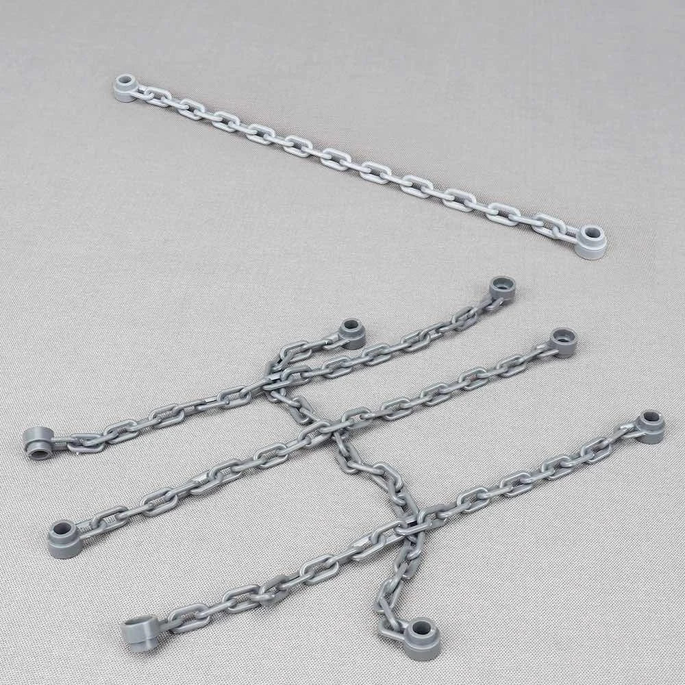 5pcs Chain 1x16 Length Building Block Accessories Moc Model Components Assembly Gifts Diy Creative Toys
