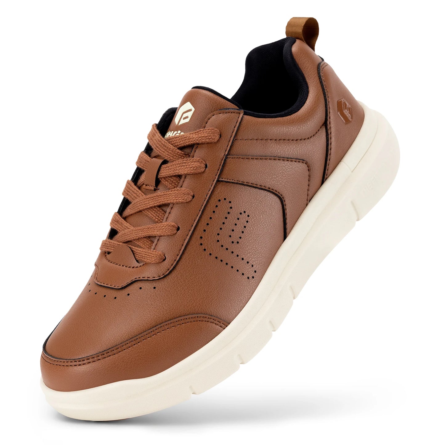 Fitville Wide Version Men's Leather Shoes Walking Shoes Oxford Shoes For Formal Business Shoe Comfortable All Day Wear