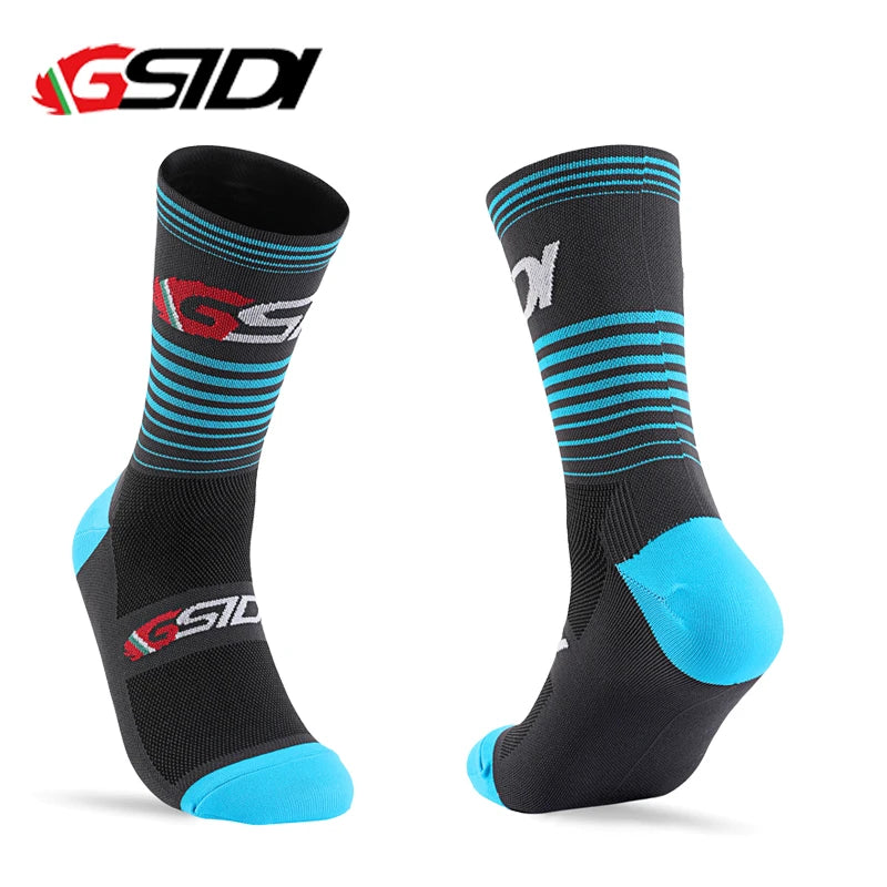 Gsidi New Cycling Socks High Quality Compression Men  Bike Outdoor Women Running Professional Sports Running