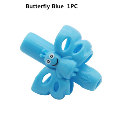 1/3pcs Children Writing Pencil Pan Holder Kids Learning Practise Silicone Pen Aid Grip Posture Correction Device for Students