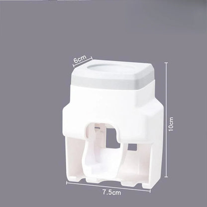 Wall Mount Automatic Toothpaste Dispenser Bathroom Supplies Toothpaste Squeezer Toothbrush Holder toothpaste squeezer