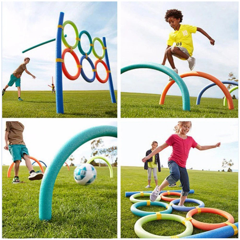 Portable Flexible EPE Learn Swimming Pool Noodle for Adult Children Summer Swimming Aid Pool Underwater Scooter