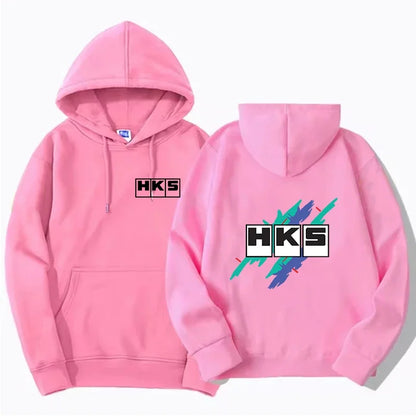 Japan JDM Modified Car HKS ENDLESS Hoodie Women Men Printed Hoodie Loose Casual Hoody Sweatshirt Unisex Long Sleeve Pullover