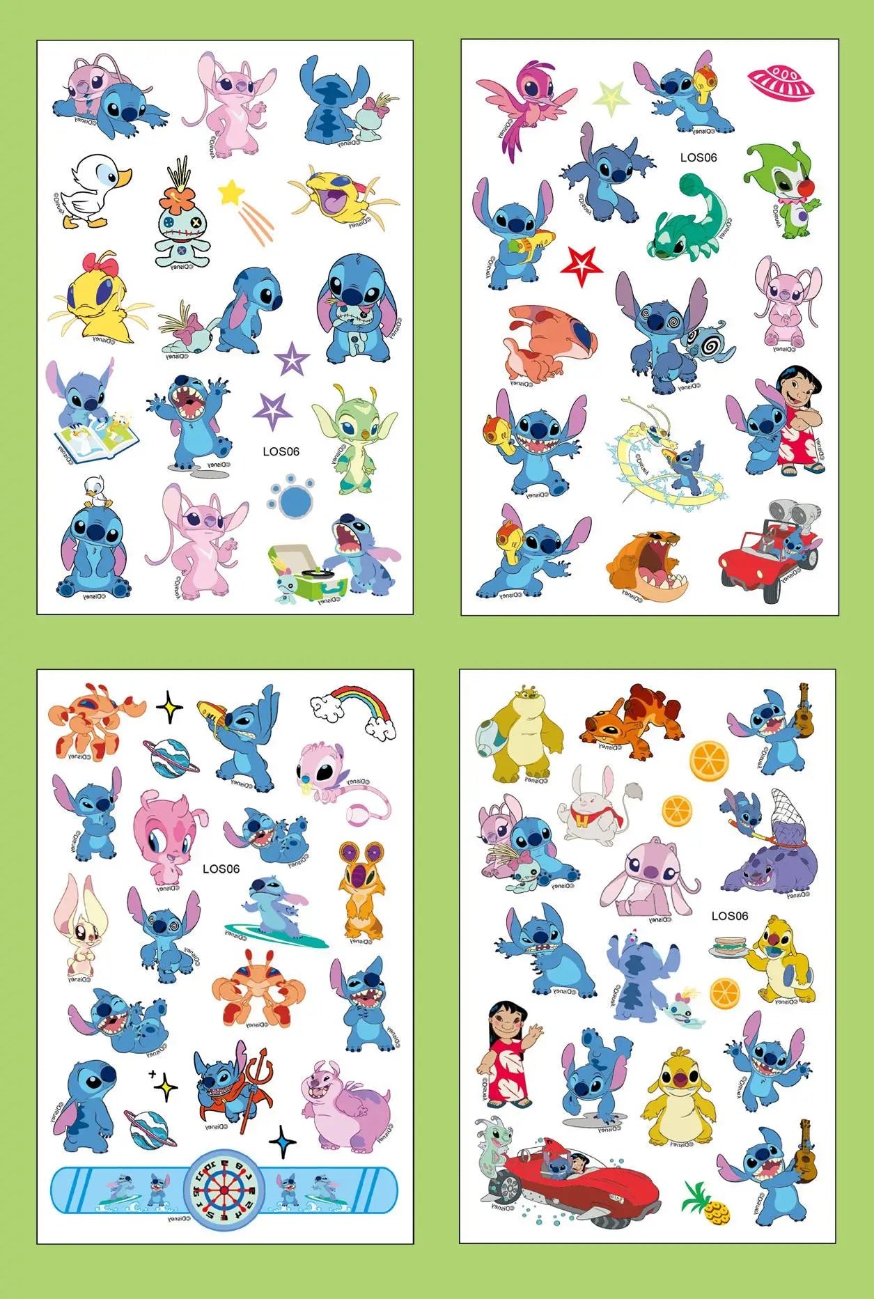 4Pcs/set Disney Avengers Tattoo Stickers Waterproof Original Princess Sofia Sticker Birthday Party Supplies Decoration Gifts