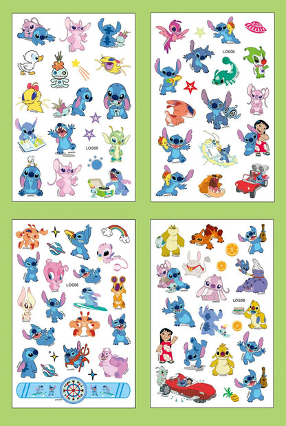 4Pcs/set Disney Avengers Tattoo Stickers Waterproof Original Princess Sofia Sticker Birthday Party Supplies Decoration Gifts