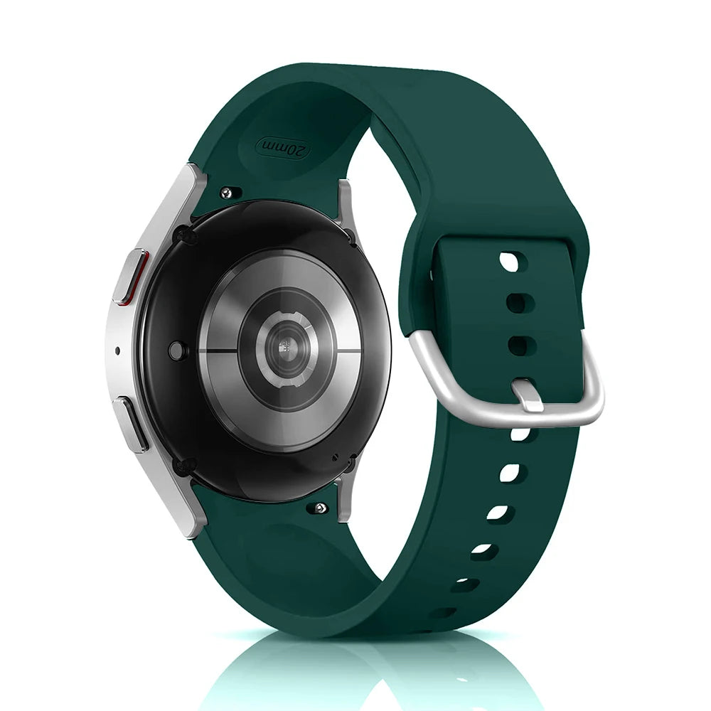 Silicone Strap For Samsung Galaxy Watch 7 6 5 4 44mm 40mm pro 45mm Sport 20mm Watchband Bracelet Galaxy Watch6 Classic 43mm 47mm