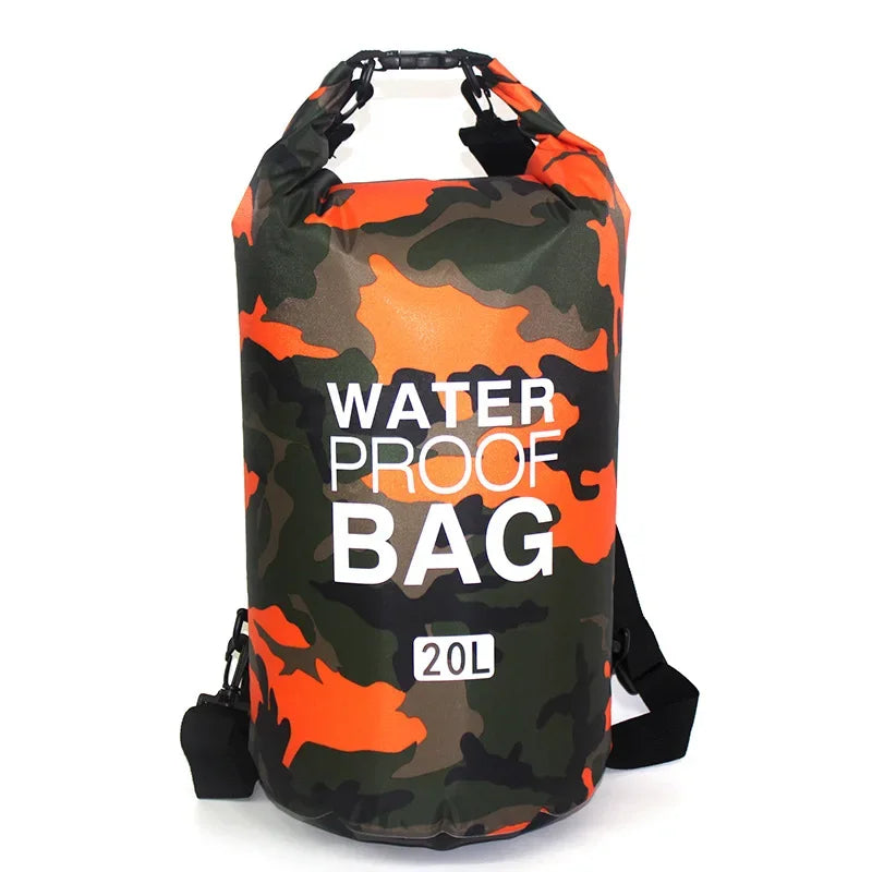 Dry Bag Waterproof for Women Men,2/5/10/15/20/30L Outdoor Sports Bag for Swimming Boating Kayaking Rafting River Trekking