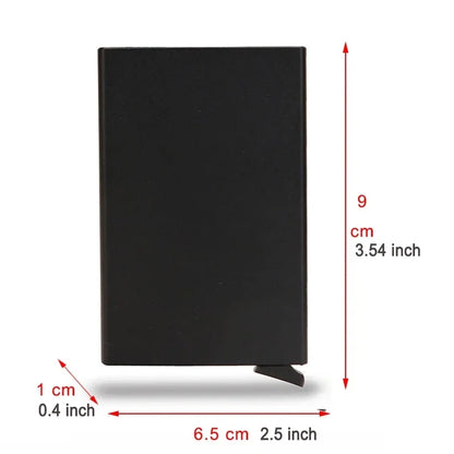 ID Bank Credit Card Holder Men's Wallet Anti Rfid Blocking Protected Magic Business Anti-theft Slim Thin Men Money CardHolder