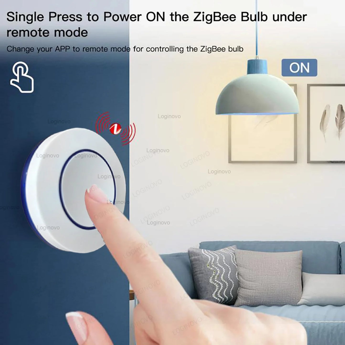 Tuya Smart Zigbee Scene Button Switch Smart Life Wireless Push Switch Remote on Off Key Controller Automation Scenario Switch