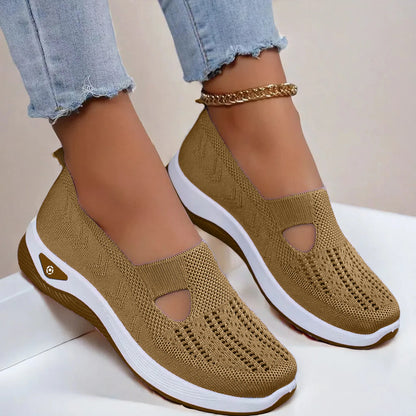 Summer Breathable Non-slip Soft Sole Elderly Shoe Women's Casual Shoes Middle-aged and Elderly Walking Flat Shoes Fo Women